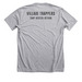 It?s Hip to be Tipped Fundraiser, a Athletic Heather Premium Unisex Tee (back-view)