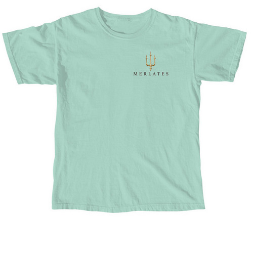 Merlates -Mermaid tee, a Chalky Mint Comfort Colors Unisex Tee