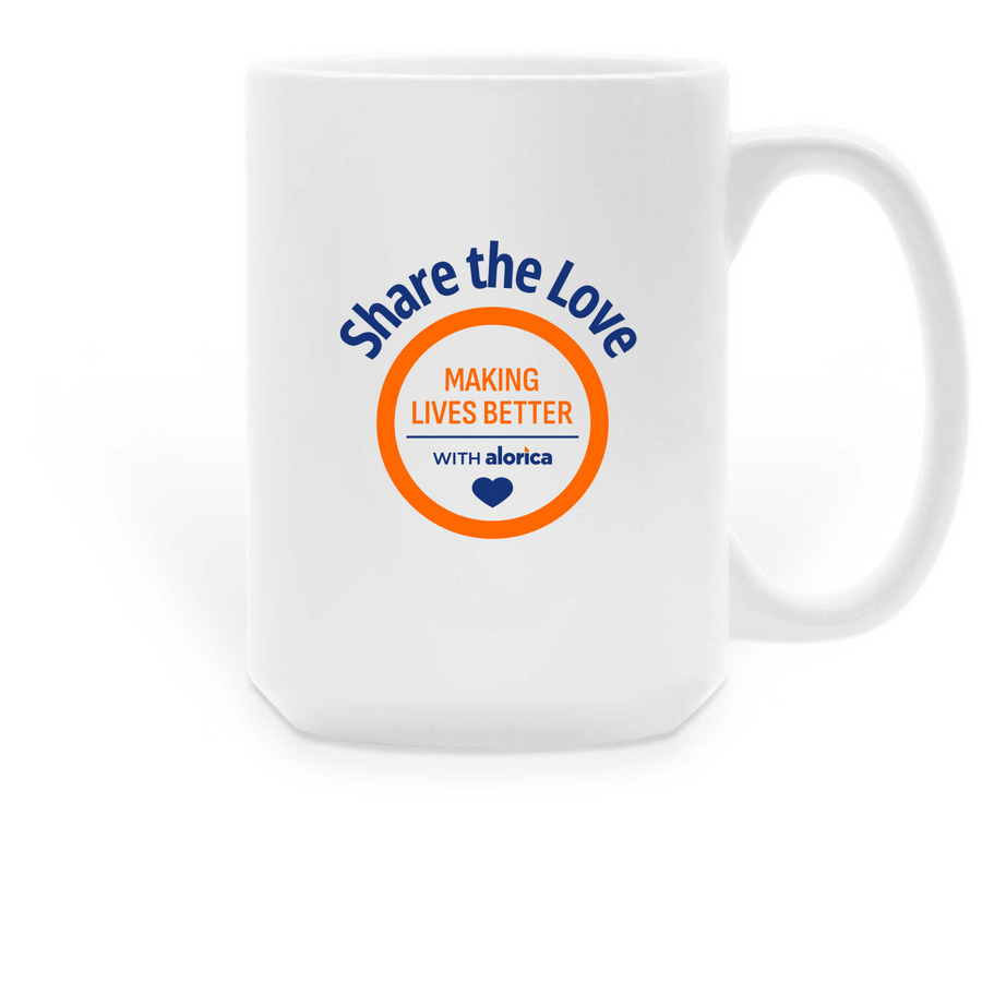 The Logo Mug, a White Large Coffee Mug