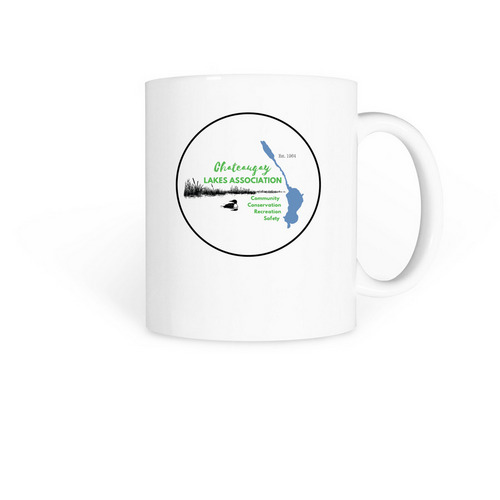 Drink Up for CLA, a White Coffee Mug