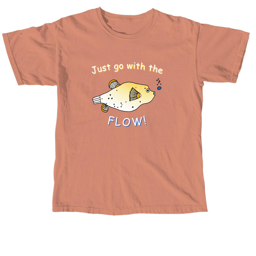 Cheeto the Pufferfish, a Terracotta Comfort Colors Unisex Tee