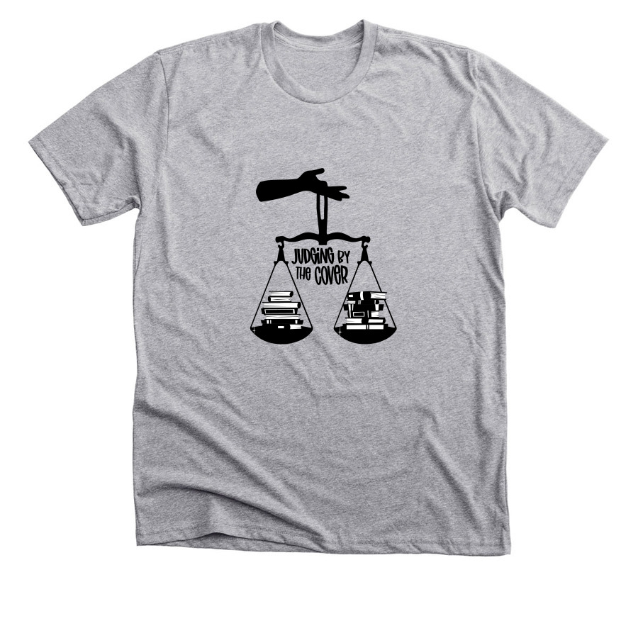 Judging by the Cover Logo Tee, a Athletic Heather Premium Unisex Tee