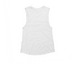 Women's Tank, a White Women's Muscle Tank (back-view)
