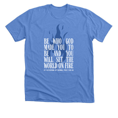 Prayer & Action 2026, a Heather Columbia Blue Premium Unisex Tee