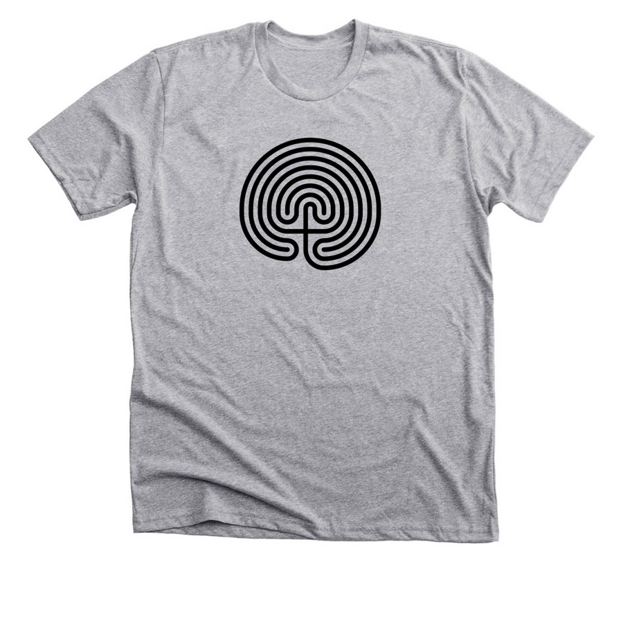 Ask Adam Logo Shirts, a Athletic Heather Premium Unisex Tee