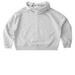 Williams Women Wear, a Cool Heather Grey Stanley/Stella Women?s Stella Ida Zip Up Pullover Hoodie (back-view)