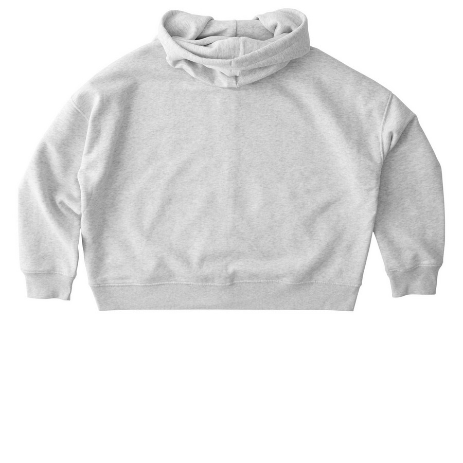Williams Women Wear, a Cool Heather Grey Stanley/Stella Women?s Stella Ida Zip Up Pullover Hoodie (back-view)