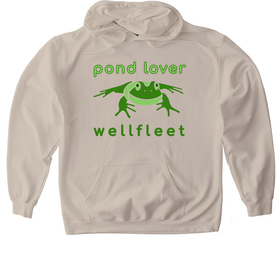 pond lover HOODIE, a Sand Gildan Softstyle Pullover Hoodie