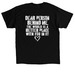 BACKSTAGE PASS SWAG!!, a Black Classic Unisex Tee (back-view)
