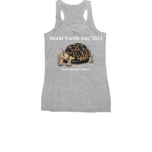 World Turtle Day? 2021, a Athletic Heather Women's Racerback