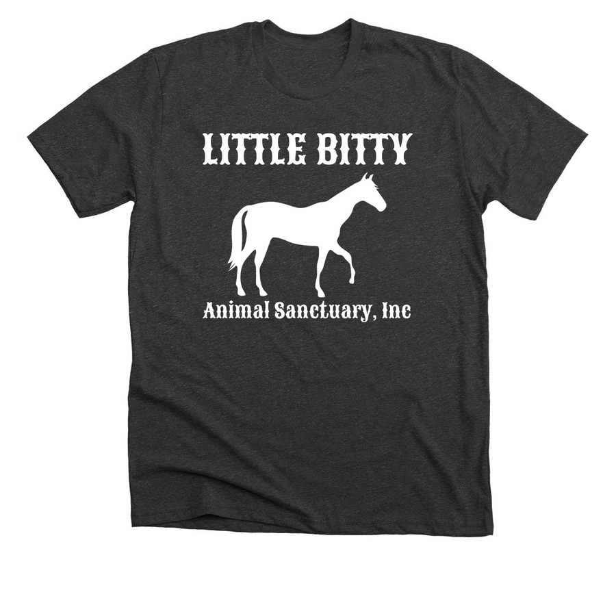 Little Bitty Equine, a Dark Grey Heather Premium Unisex Tee
