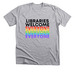 Libraries Welcome Everyone - Original, a Athletic Heather Premium Unisex Tee