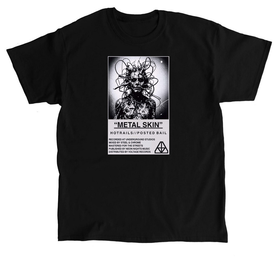 H O T R A I L S / / P O S T E D&nbsp; B A I L, a Black Classic Unisex Tee