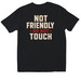 Do Not Touch, a Black Softstyle Cotton Tee (back-view)