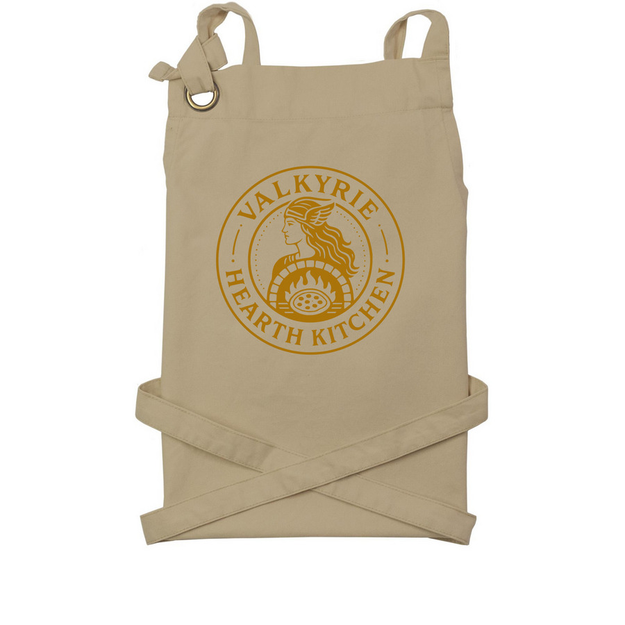 Valkyrie Hearth Kitchen&nbsp;, a Khaki Cotton Canvas Pocket Apron