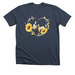 Ezzy & Belle, a Heather Midnight Navy Premium Unisex Tee