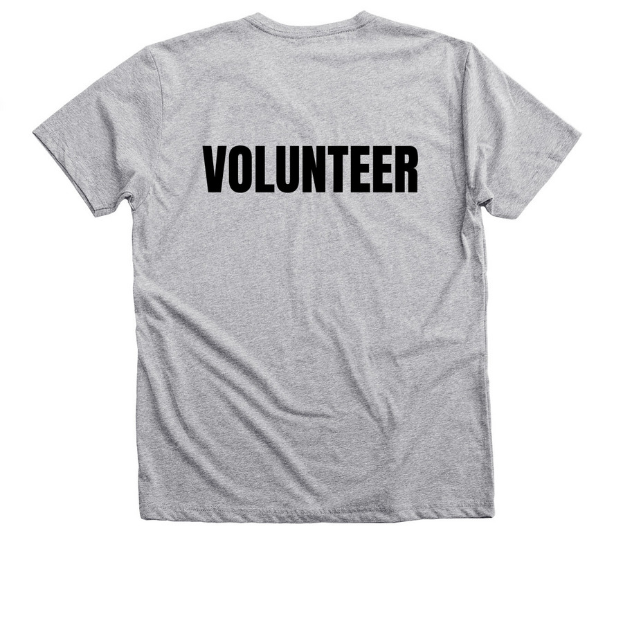 Notorious DOG VOLUNTEER Design, a Athletic Heather Premium V-Neck Tee (back-view)