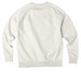 Flame Crewneck, a White Sand Allmade Organic CVC Crewneck Sweatshirt (back-view)