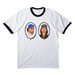 Act Like You Like Me, a White/ Jet Black Cotton Ringer Tee