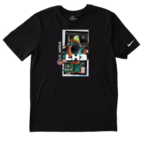 LH3 SEMI-PRO HOOPER ROOKIE MERCH&nbsp;, a Black Nike Dri-FIT Jersey Blend Performance Tee