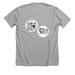Samson, a Athletic Heather Premium Unisex Tee (back-view)
