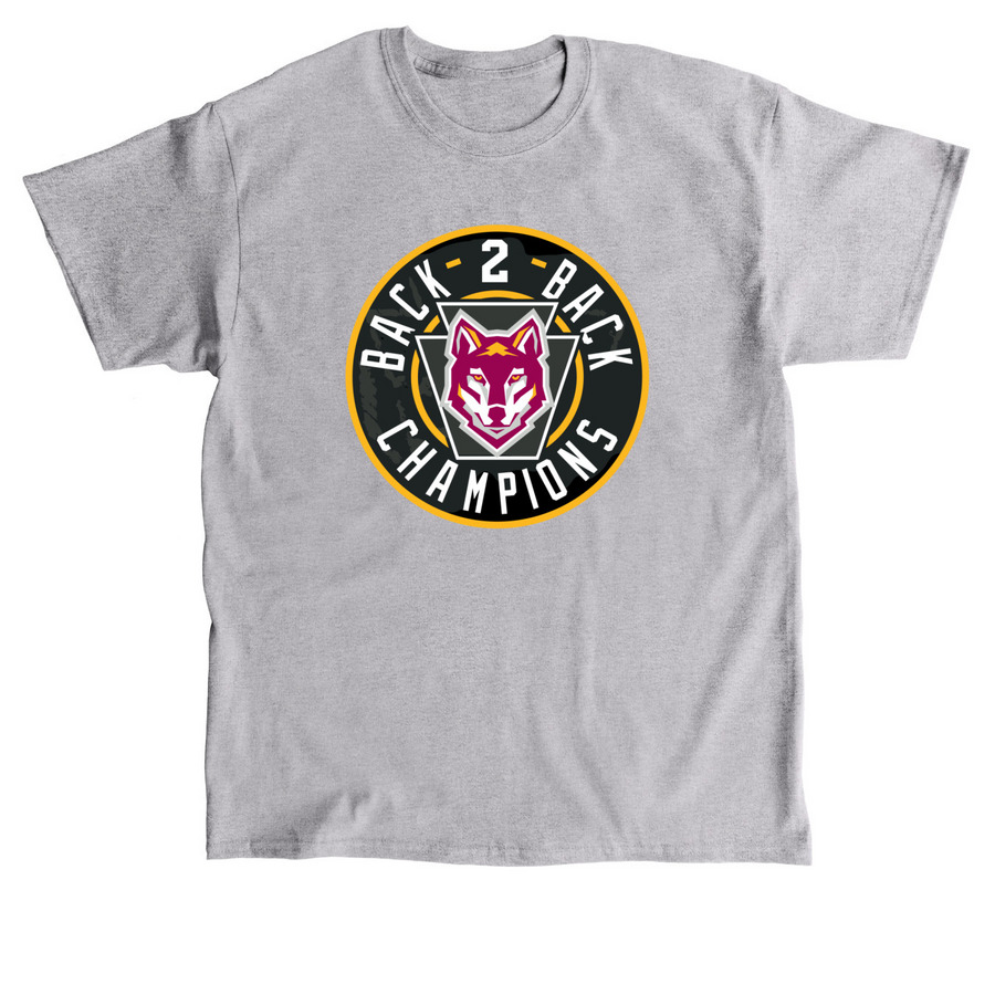 Back-2-Back Champs, a Sport Grey Classic Unisex Tee