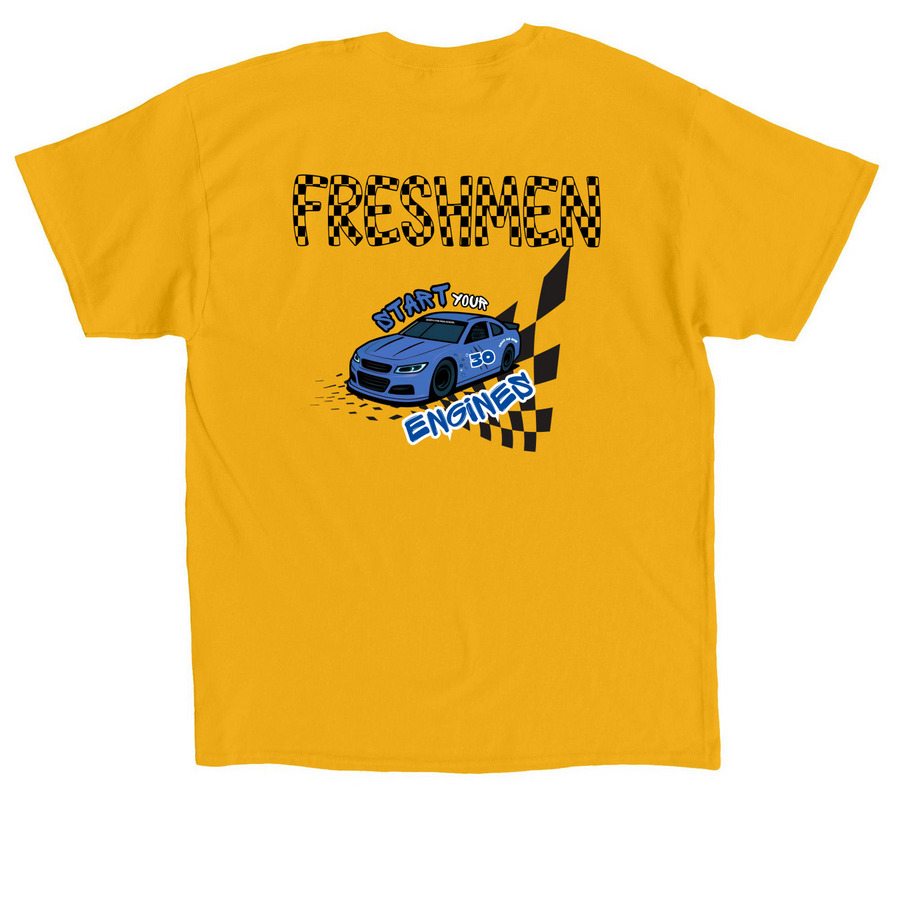 SLHS Class of 2030, a Gold Classic Unisex Tee (back-view)