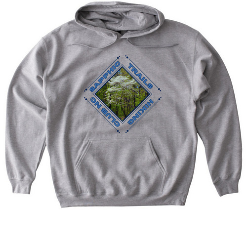 Sapphic Tree, a Sport Grey Gildan Softstyle Pullover Hoodie