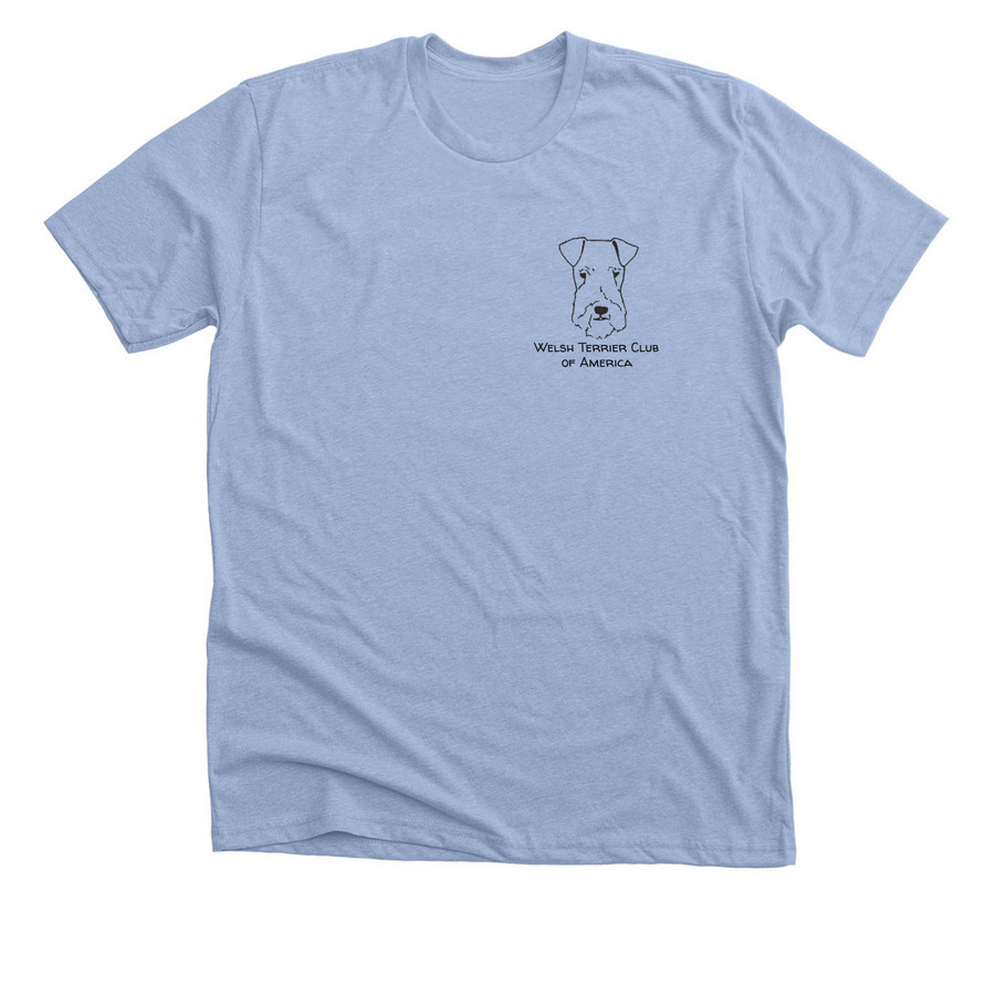 WTCA Clothing, a Heather Baby Blue Premium Unisex Tee
