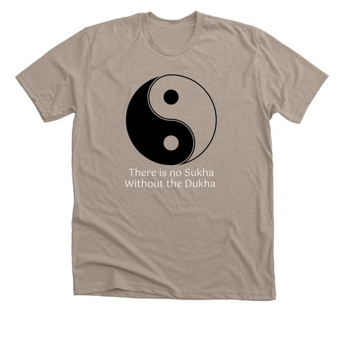 Sukha Dukha, a Heather Stone Premium Unisex Tee