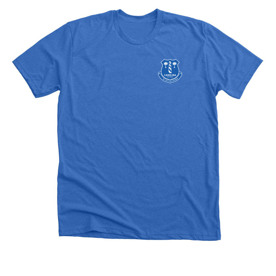 Carolina Toffees, a Heather True Royal Premium Unisex Tee