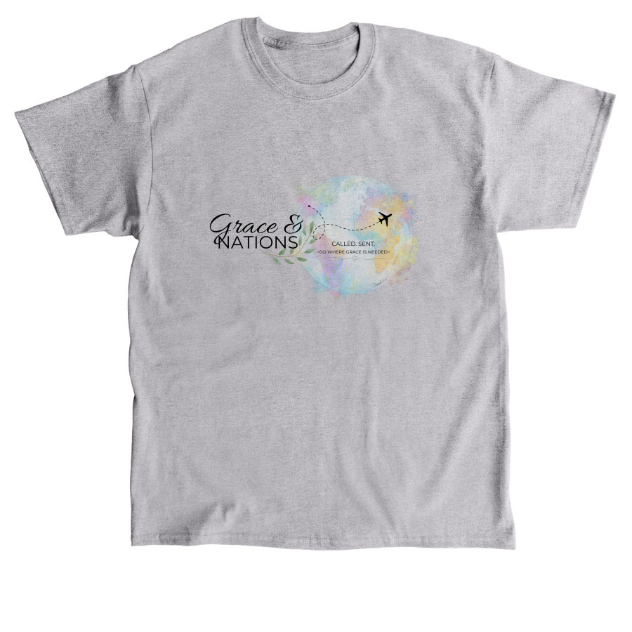 Go where Grace is needed., a Sport Grey Classic Unisex Tee