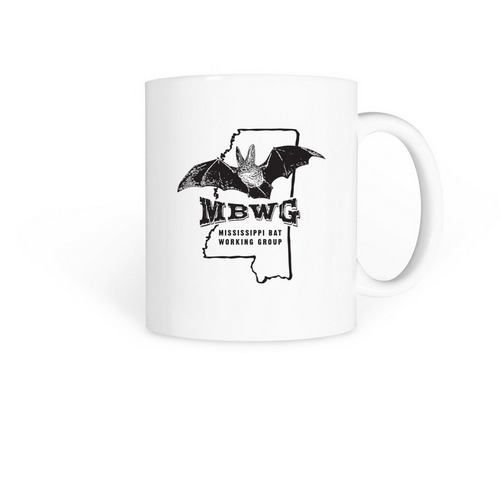 Mississippi Bat Working Group Mug, a White Coffee Mug