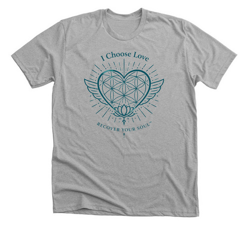 I Choose Love, a Athletic Heather Premium Unisex Tee