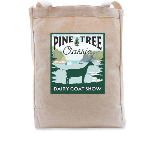 Pine Tree Classic Tote Bags, a Natural Recycled Cotton Tote Bag