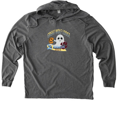 Great Wolf Lodge Family Weekend 2025, a Aluminum Grey Allmade Eco Triblend Hoodie Tee