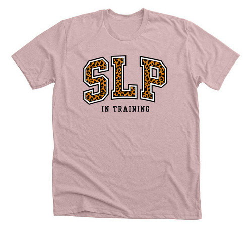 Wild About Future SLPs, a Heather Pink Gravel Premium Unisex Tee