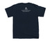 AWHC: Stay Wild, a Navy Youth Unisex Tee (back-view)