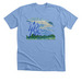 Liquid Sunshine, a Heather Carolina Blue Premium Unisex Tee