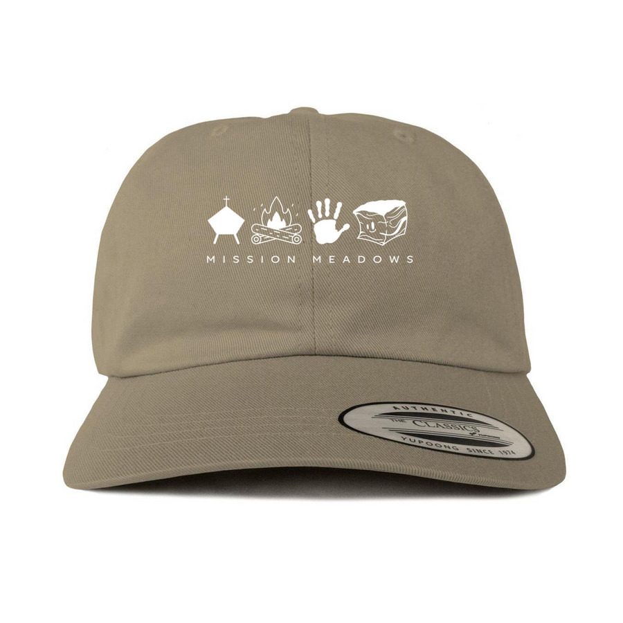 Icons Hat&nbsp;, a Khaki Printed Classic Baseball Cap