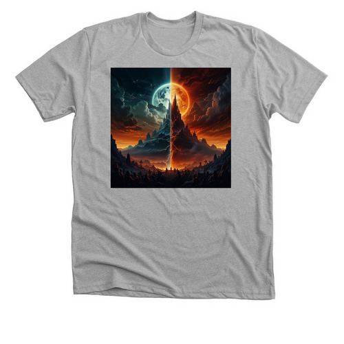 Bifurcation, a Athletic Heather Premium Unisex Tee