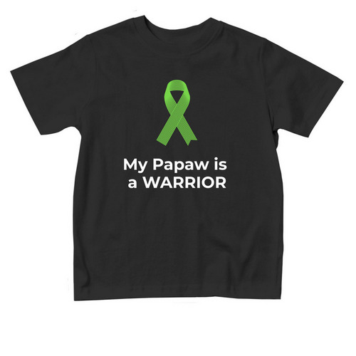 My Papaw is a warrior, a Black Toddler Tee