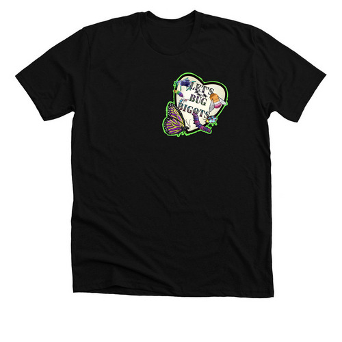 Let?s Bug Bigots, a Solid Black Blend Premium Unisex Tee