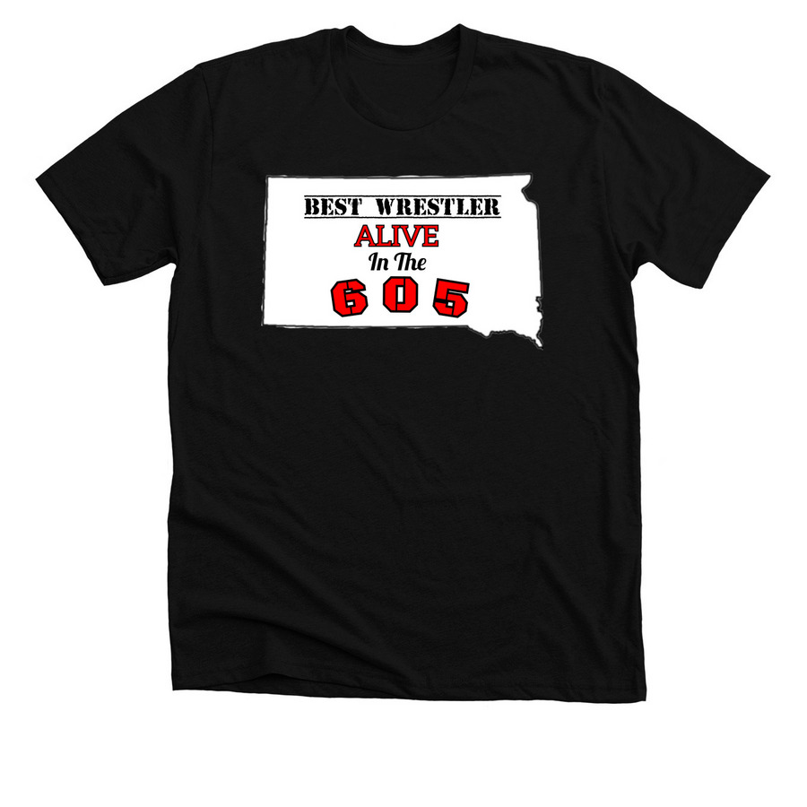 Riley Bates "Best Wrestler Alive"&nbsp;, a Solid Black Blend Premium Unisex Tee