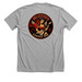 Angel/Devil Guitar 2, a Athletic Heather Premium Unisex Tee (back-view)