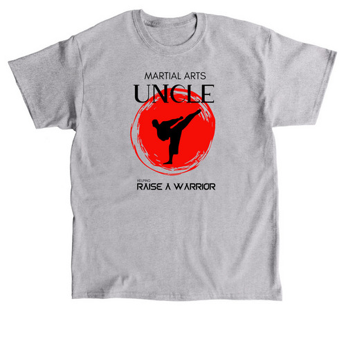Martial Arts Boy Uncle, a Sport Grey Classic Unisex Tee