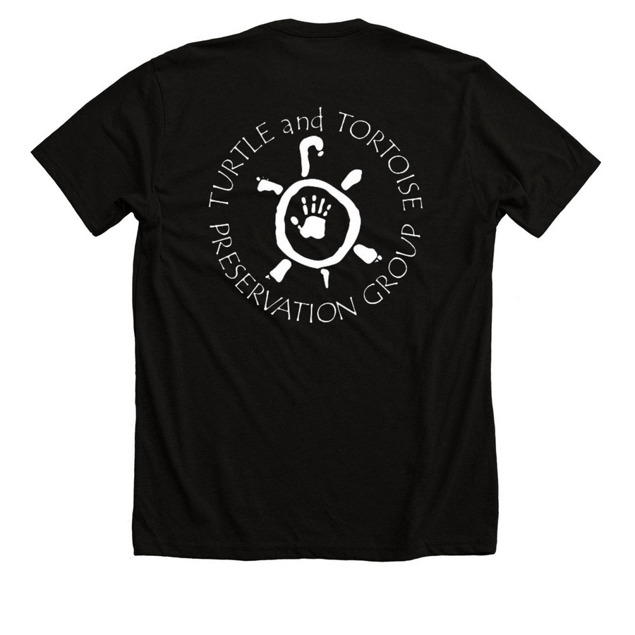 Got Your Back, a Solid Black Blend Premium Unisex Tee (back-view)