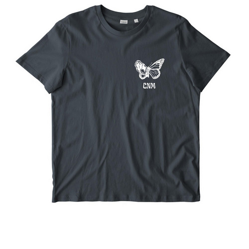 CNM Uterus on Back, a India Ink Grey Stanley/Stella Unisex Crafter Tee
