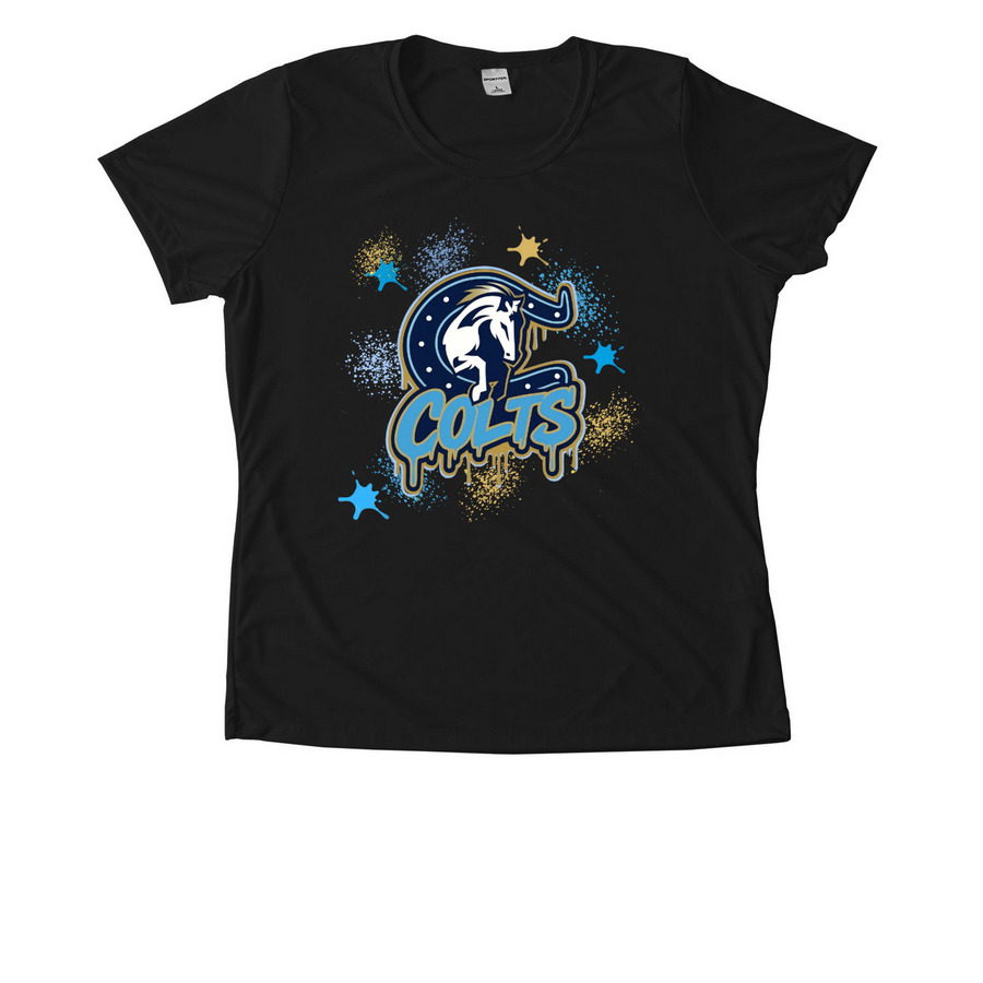 Colts Performance T, a Black Women's Performance Tee