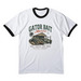 Gator Bait Marina T-Shirt&nbsp;, a White/ Jet Black Cotton Ringer Tee